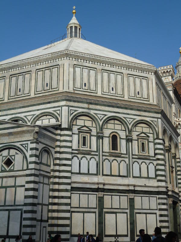 The Baptistry in Piazza del Duomo, Florence