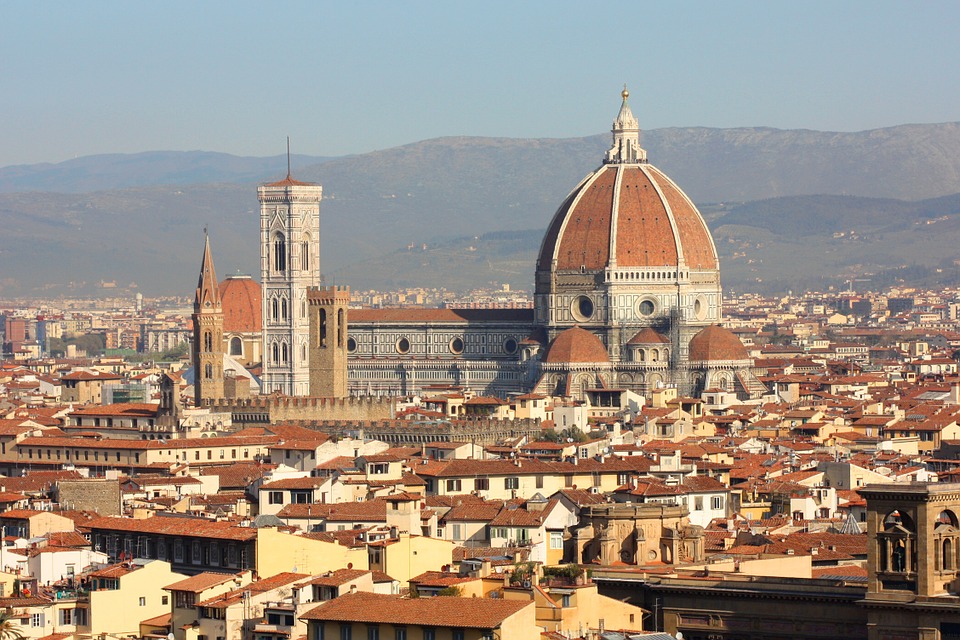 Florence Cathedral and surrounding area