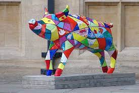 Pig - street display in Bath