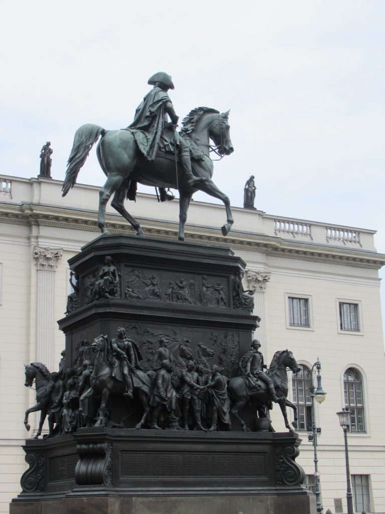 Statue of Frederick the Great on Unter den Linden in Berlin