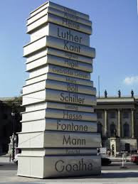 A memorial on the site of the Nazi book burnings in Bebelplatz, Berlin, Germany