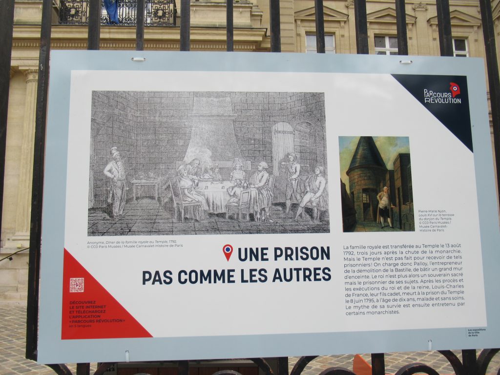 Temple info poster, Paris