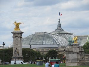 The roof of the Grand Palais in Paris