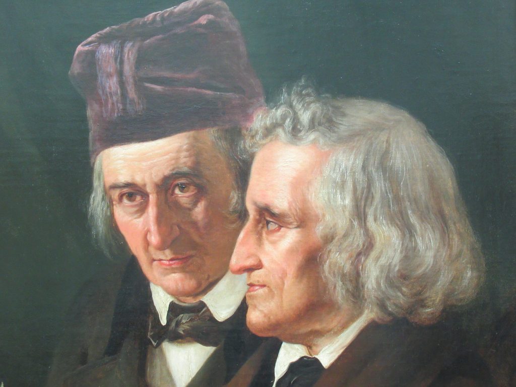 Portrait of the Brothers Grimm by Elisabeth Baumann, Alte Nationalgalerie, Berlin