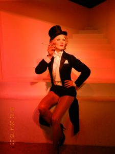 Picture of Marlene Dietrich on stage