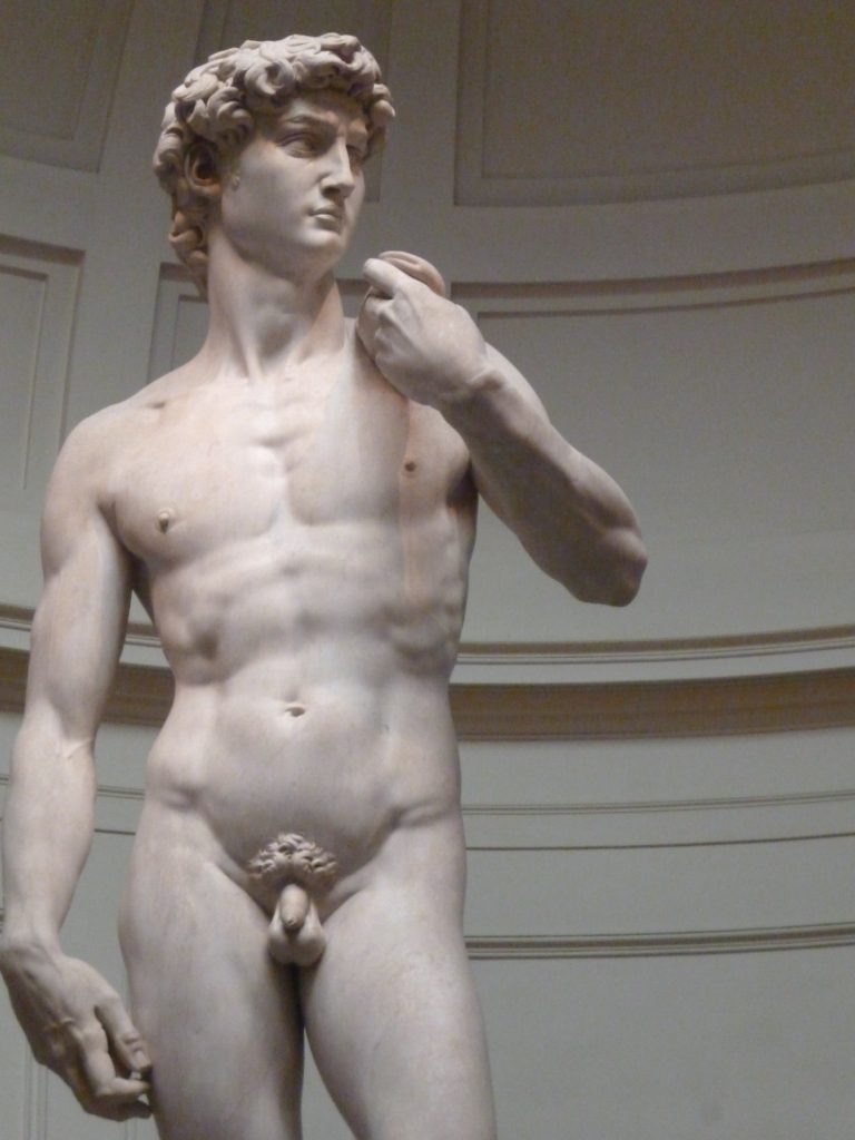 David by Michelangelo at the Accademia in Florence