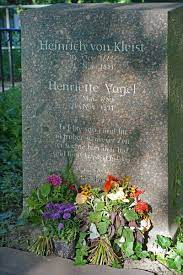 The double grave of the writer Heinrich von Kleist and his friend Henriette Vogel, on Lake Wannsee, near Berlin, Germany