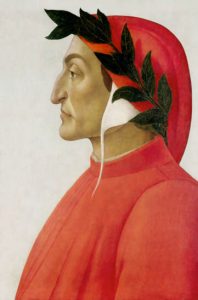 A painting of Dante