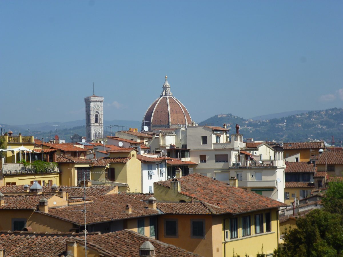 View over Florence from the Boboli Gardens
