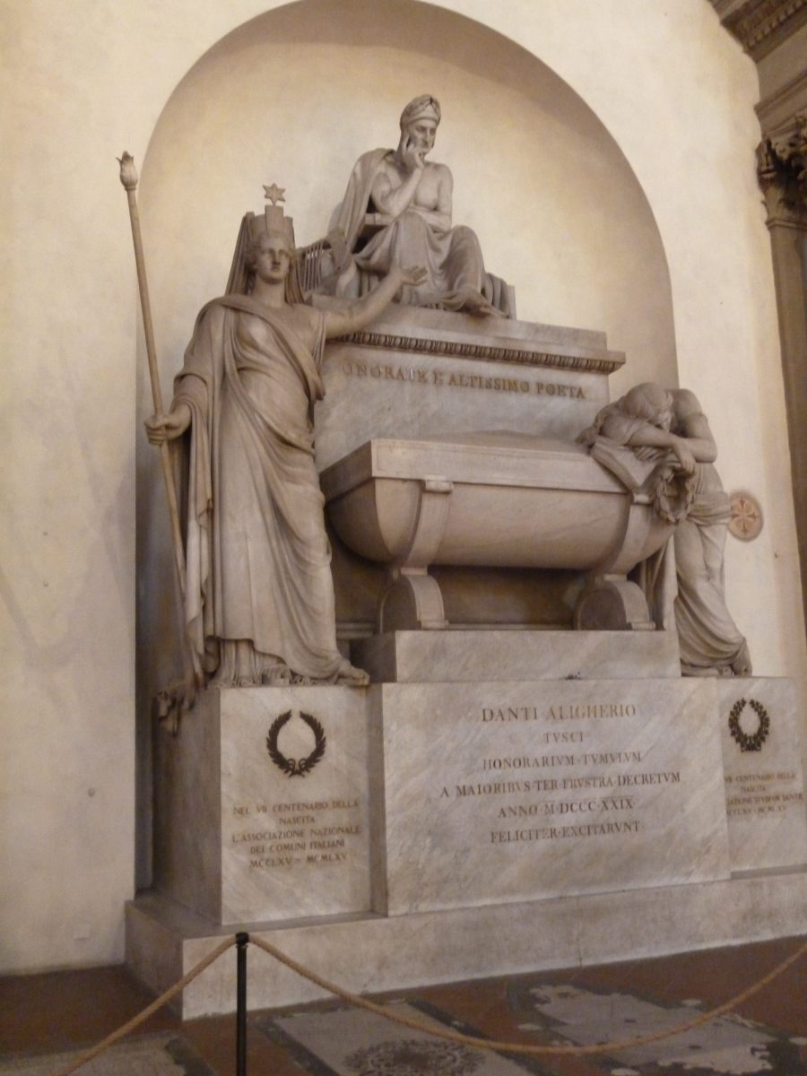 Dante Memorial at Santa Croce in Florence