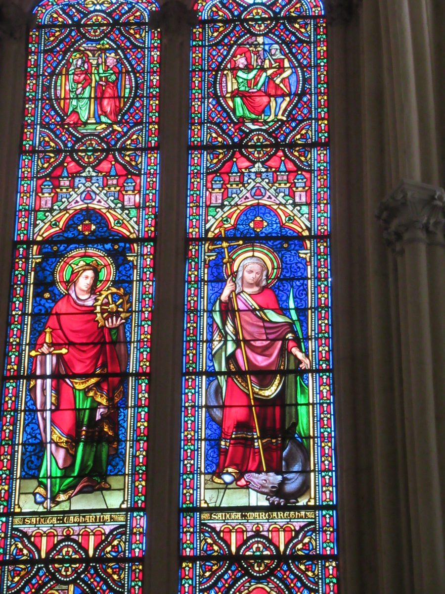 Window in Saint Andre Cathedral Bordeaux