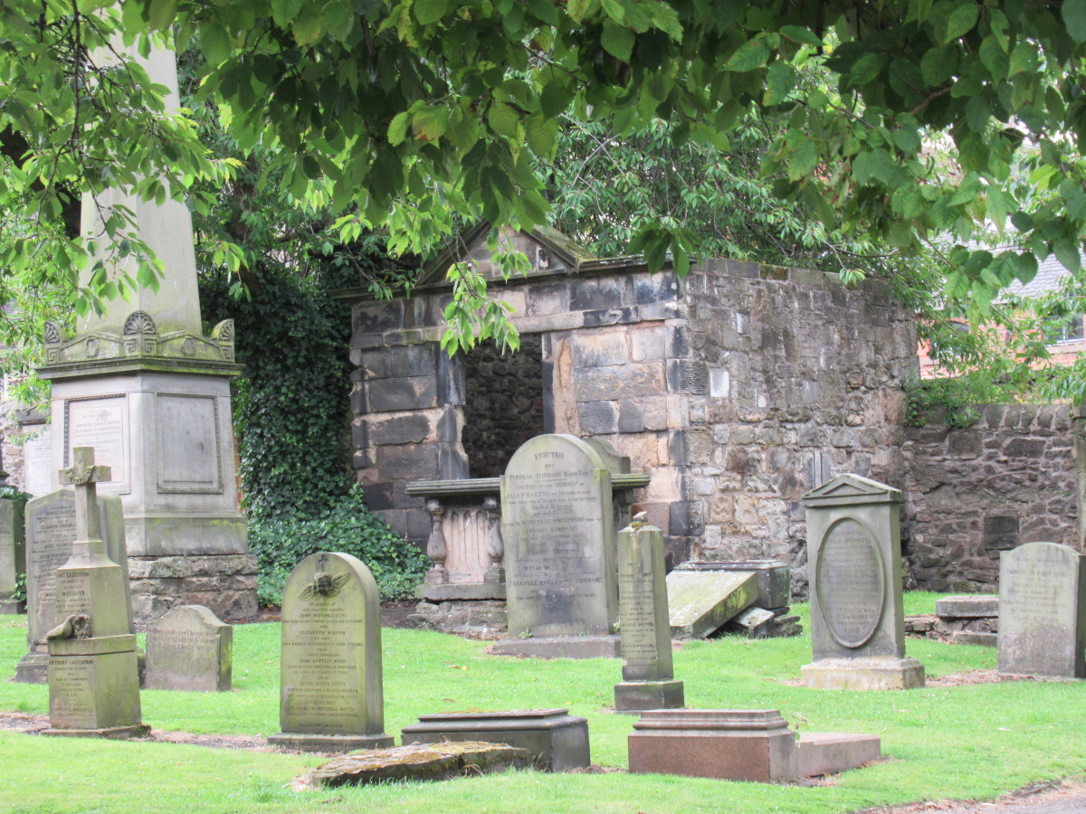 Cemetery at Canongate Kirk, Edinburgh