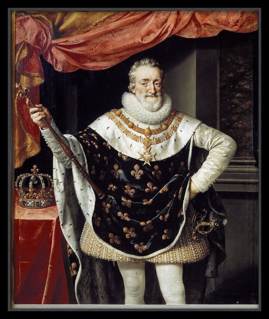 Paris Henri IV in Coronation Robes Wikimedia Commons