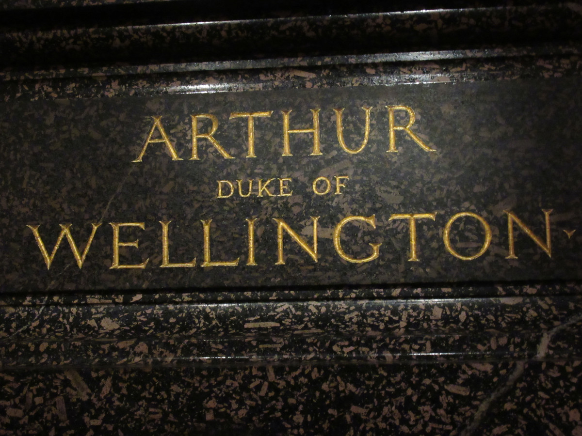 Wellington's tomb, St Pauls, London