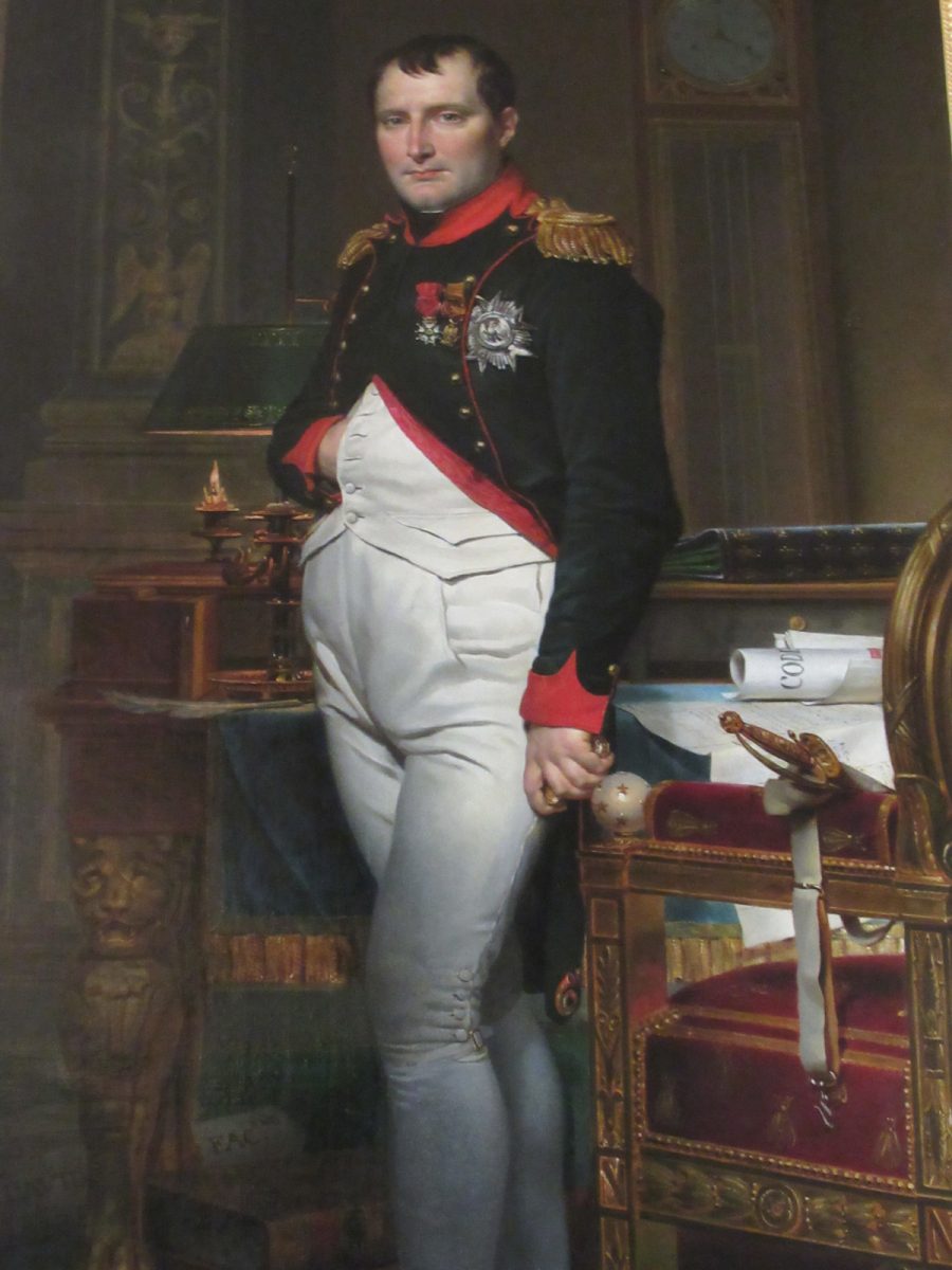 Napoleon portrait at Fontainebleau, Paris