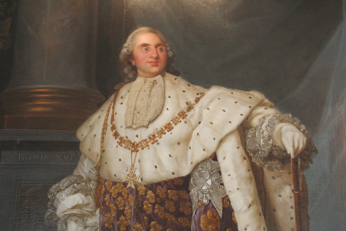 Louis XVI in Coronation Robes by Joseph Duplessis detail Nojhan IMG 87171200