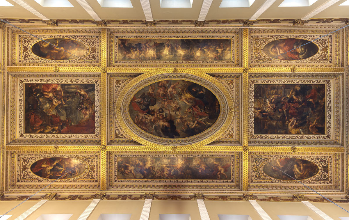 Banqueting House ceiling © Historic Royal Palaces