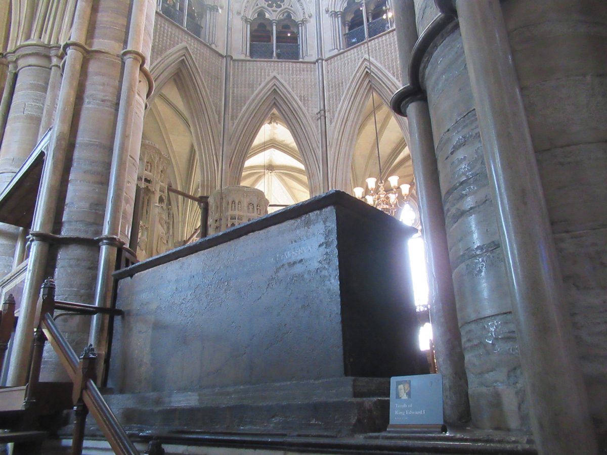 E the Confessor's tomb, Westminster Abbey, London