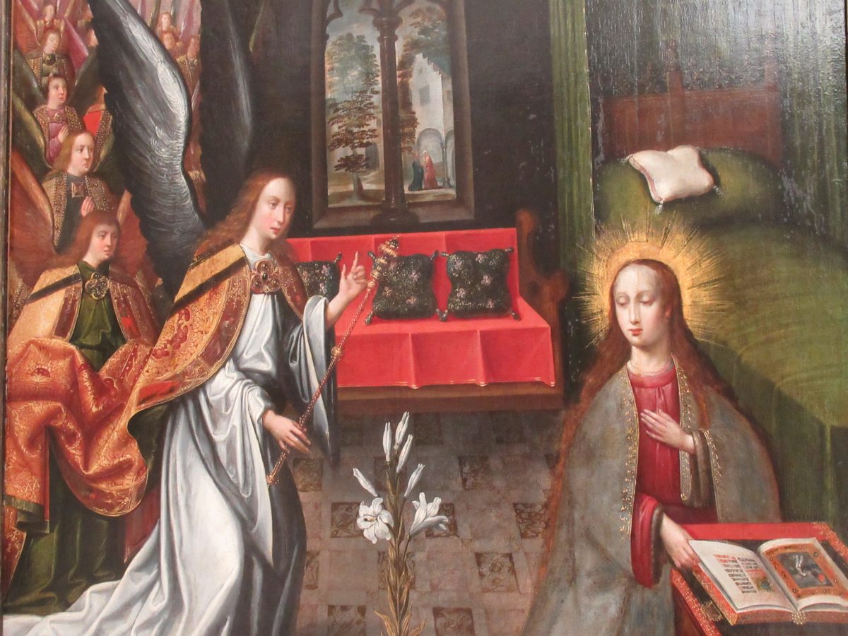 The Annunciation, unknown artist, Musee des Beaux Arts, Bordeaux