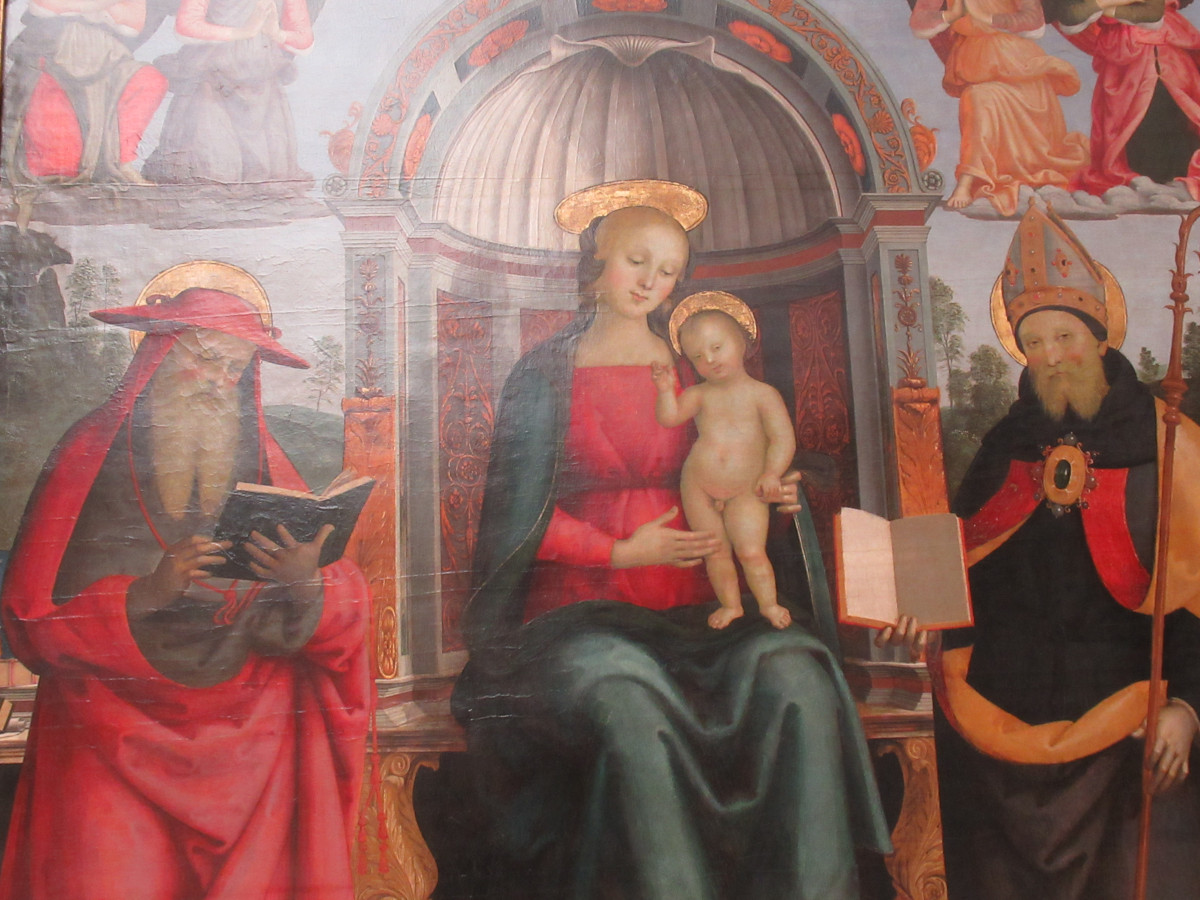 The Virgin and Child, Pietro Vannucci, Musee des Beaux Arts, Bordeaux,