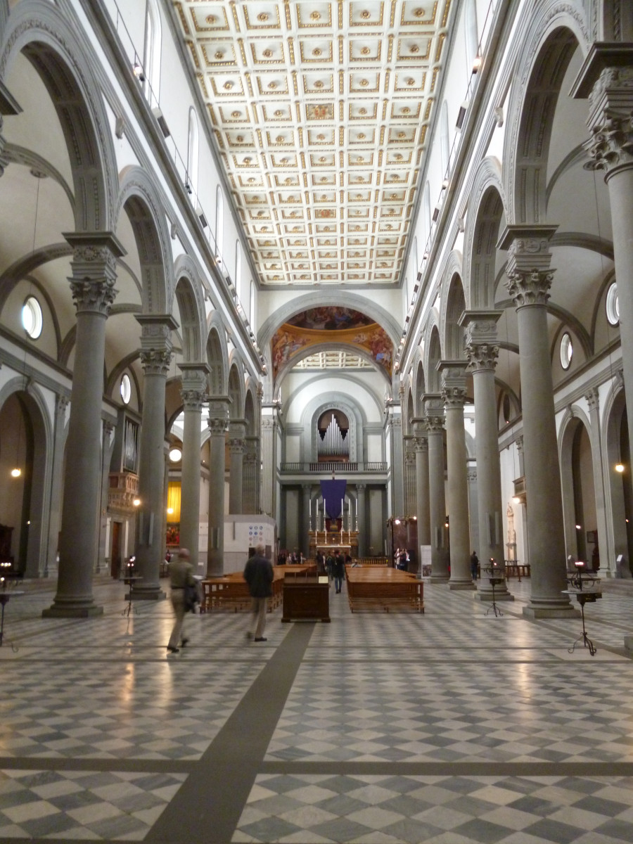 Inside San Lorenzo, Florence