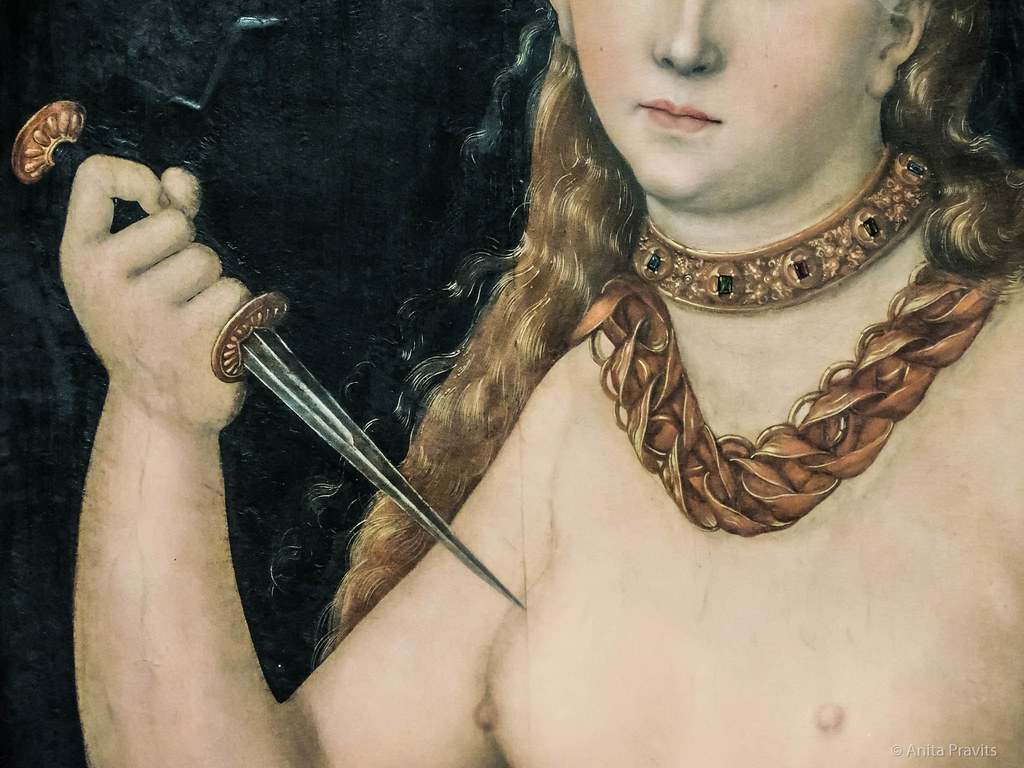 Lucretia by Lucas Cranach, Alte Pinakothek, Munich