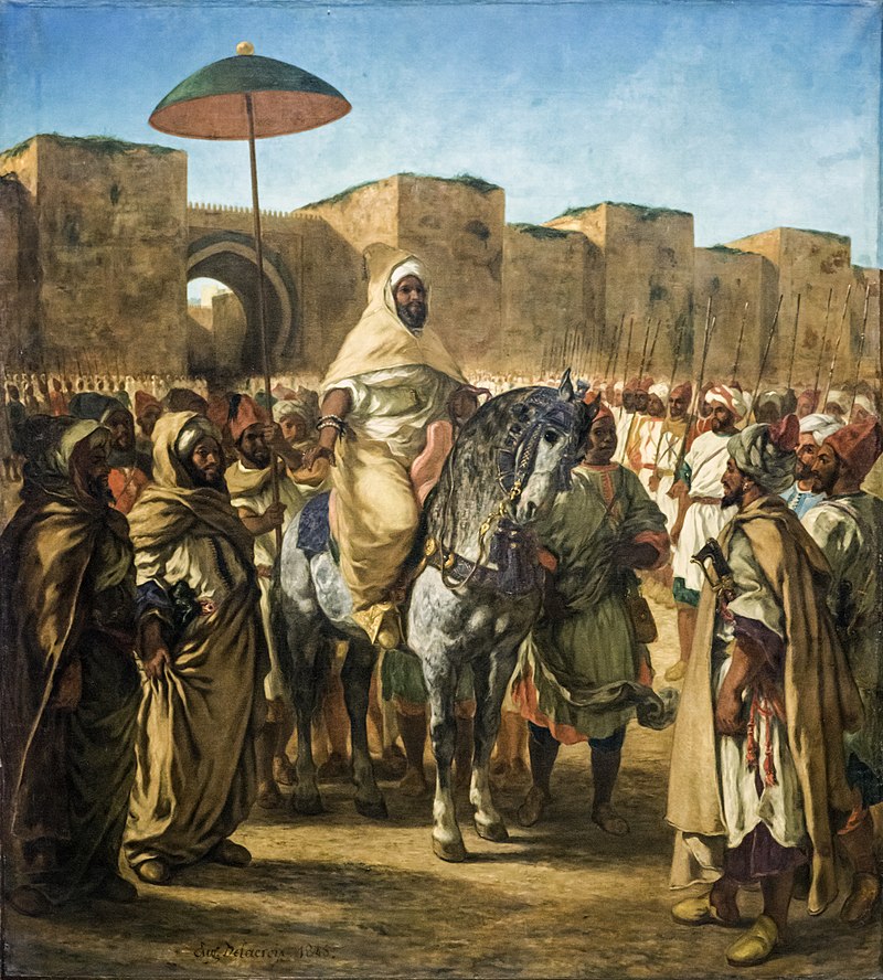 Delacroix Sultan of Morocco