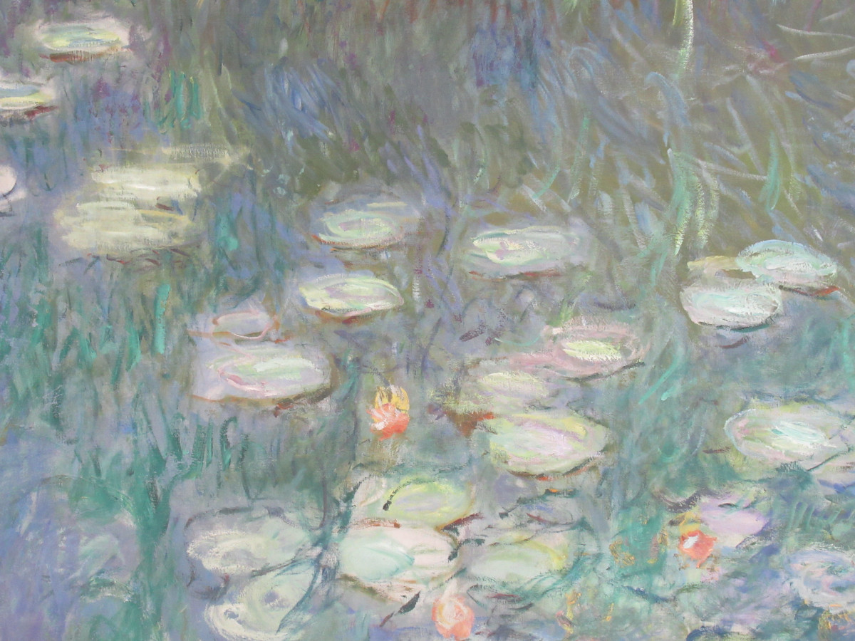 Monet lilies at Orangerie