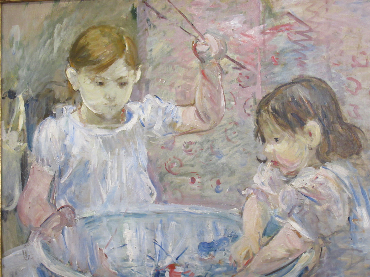 Enfants a la vasque by Berthe Musee Marmottan, Paris