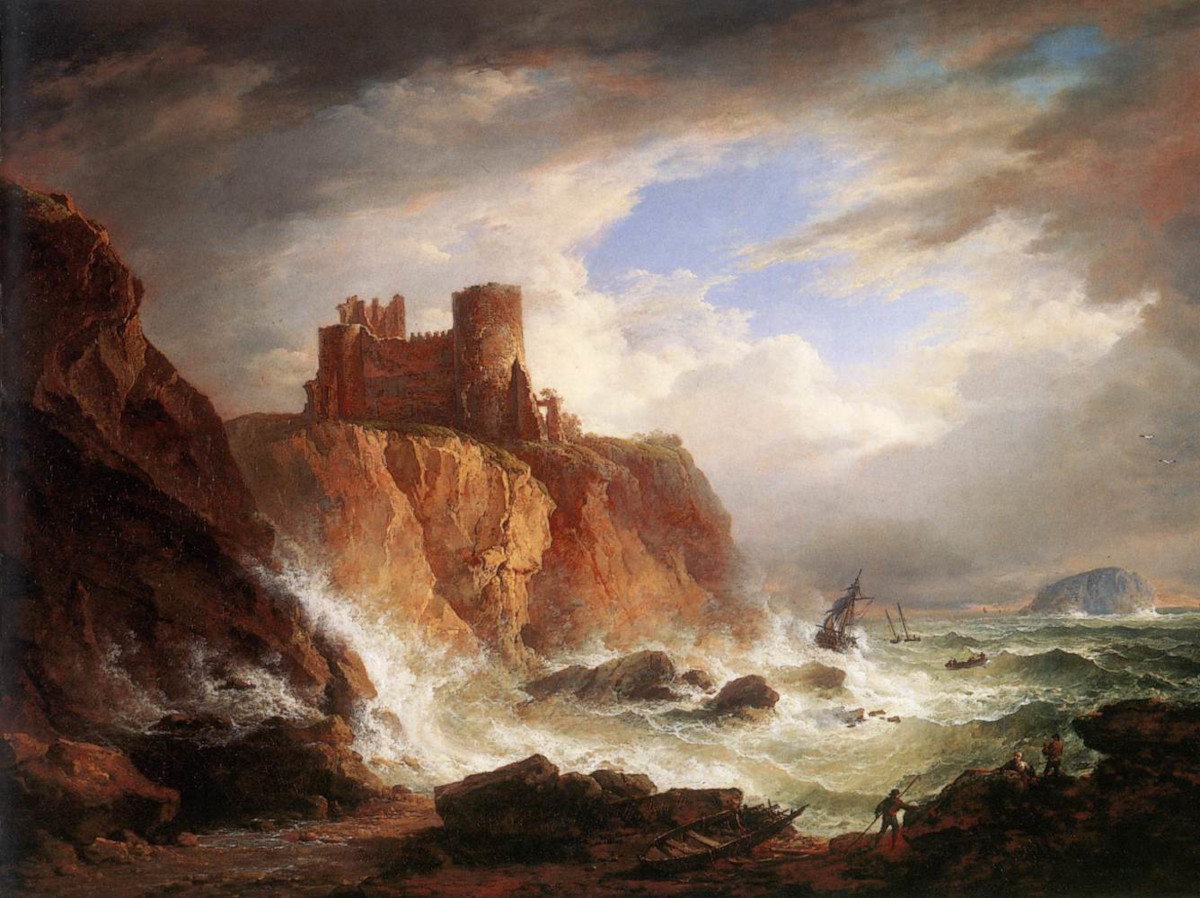 Tantallon Castle by Alexander Naysmyth National Gallery of Scotland