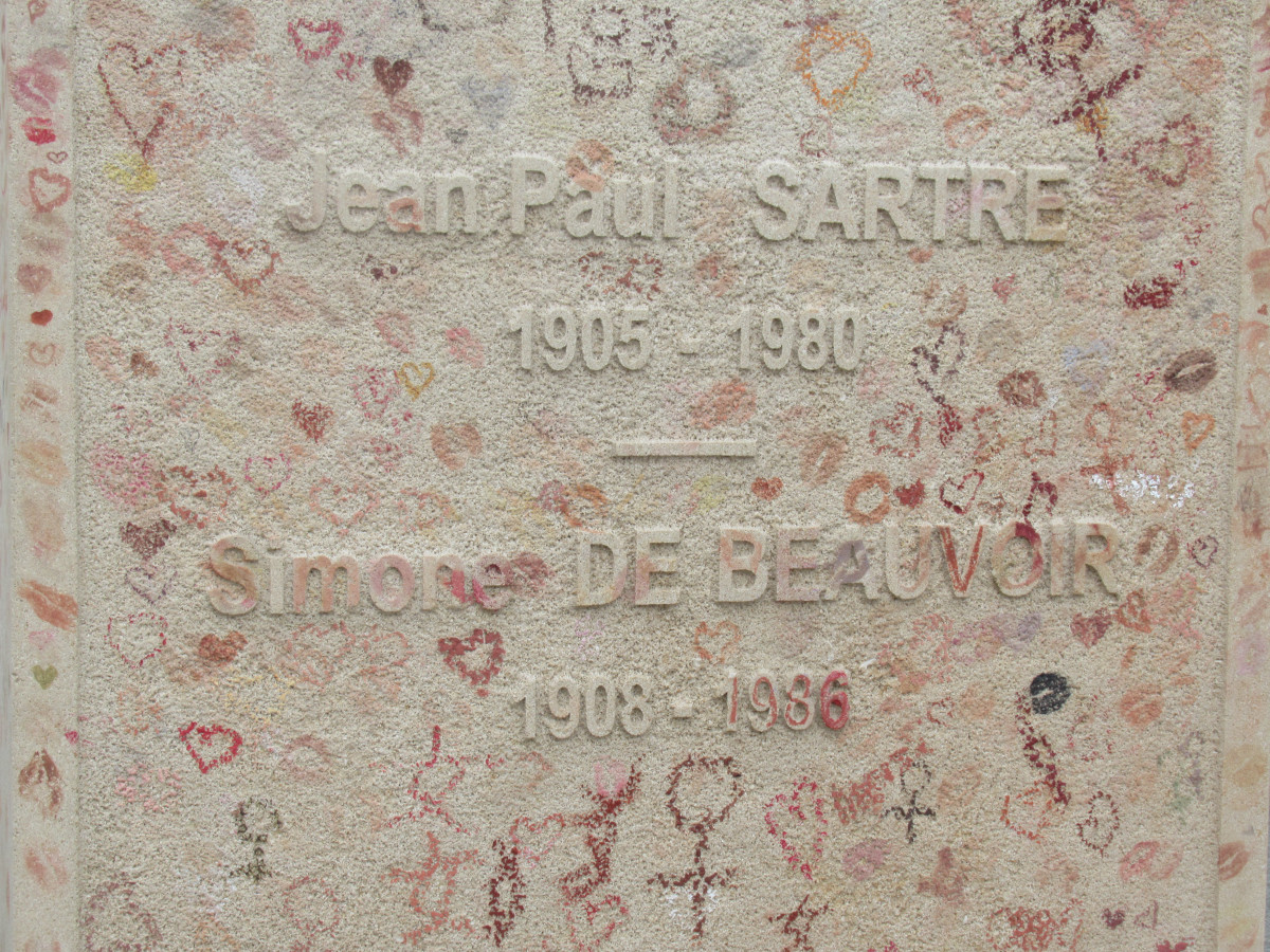 Montparnassse Cemetery Paris Sartre grave