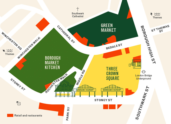 Borough Market map