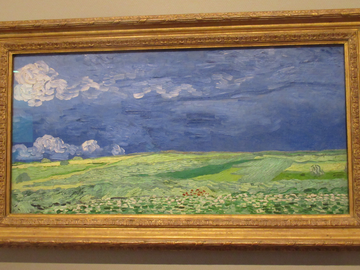 Amsterdam Van Gogh Museum Wheatfield under Thunderclouds