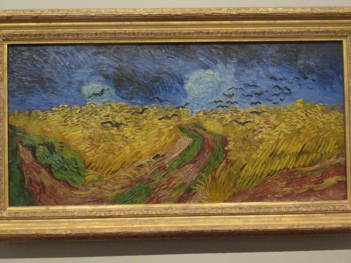 Amsterdam Van Gogh Museum Wheatfield with Crows